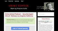 Desktop Screenshot of crimeschool.com