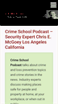 Mobile Screenshot of crimeschool.com